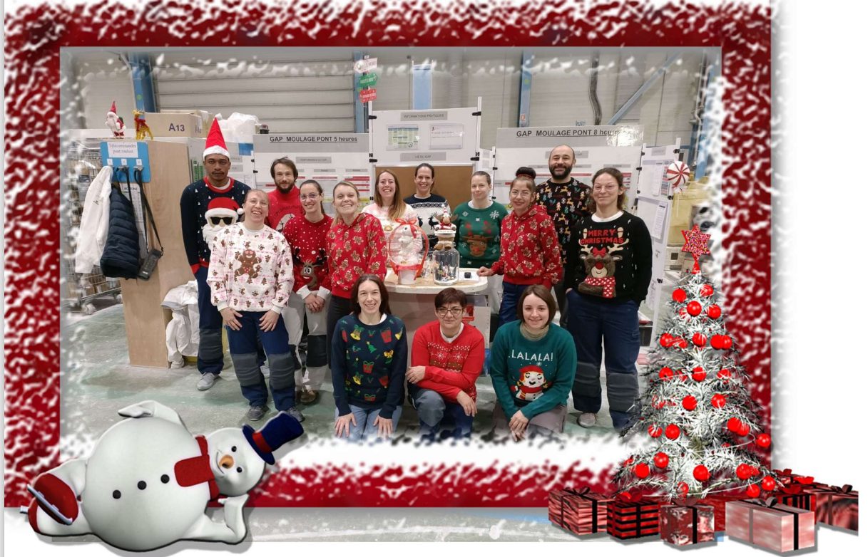 Collaborateurs à Noël